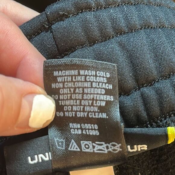 Under Armour Semi Fitted Black Sweat Athletic Storm Pants size M Medium - Picture 8 of 10